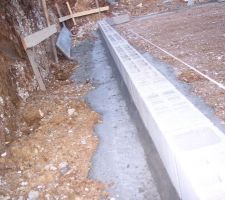 1 er rang de parpaings