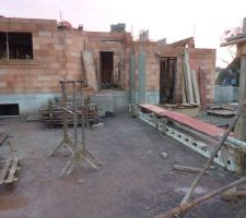 Les murs du garage commencent &agrave; &eacute;merger