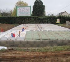 Pose du plancher hourdis