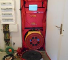 Test à l'air, porte soufflante
