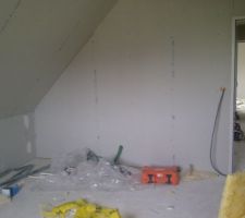 Placo chambre étage