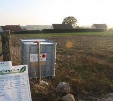 Photo prise avant le d&eacute;but du terrassement