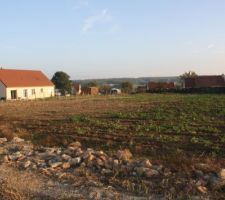 Photo prise avant le d&eacute;but du terrassement