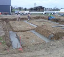 Coulage des fondations