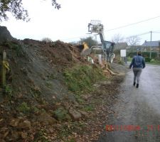 Surplus de terre.