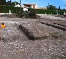 Sptembre enfin les fondation apr&egrave;s de long mois de paperasse