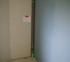 Conduit de l'évent de la fosse