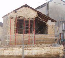 Percement de la porte de garage