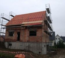 Premiere partie de l'ecran sous toiture monté