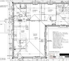 PLan d'execution rez - de - chaussée