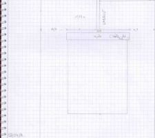 Plan de la salle d'eau/dressing/chambre