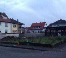 Terrain la veille du d&eacute;but des travaux