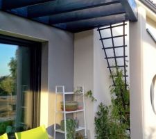 Peinture pergola en RAL 7016 - briopore de chez HBpeint