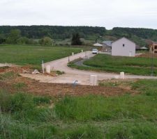 Vue depuis le fond de notre terrain