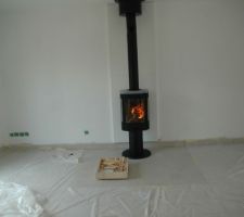 Installation du poêle a buches
1ère flambée