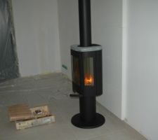 Installation du poêle a buches
2ère flambée
