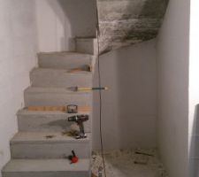 Escalier sous sol