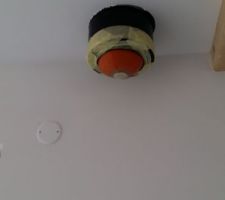Test étanchéité final: colmatage du conduit de cheminée