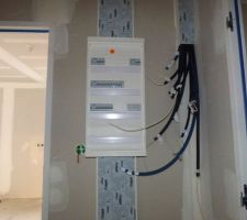 Placo fin electricité