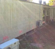 AVANT. 
Pr&eacute;paration de la fa&ccedil;ade