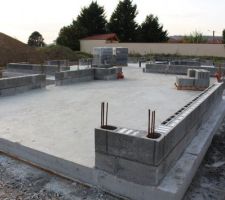 Les travaux reprennent, au ralenti, plusieurs chantiers an cours pour notre ma&ccedil;on? travail bien fait mais trop long...