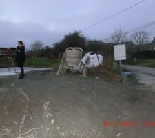 Entrée du chantier
