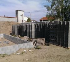 Vide sanitaire, palette de thermiblocs