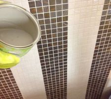 Changement de la couleur des placards de la lingerie au sous-sol