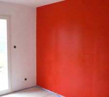 1&egrave;re couche pour la chambre du Bourdonneau