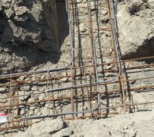 Bon ferraillage des fondations dans les r&egrave;gles.