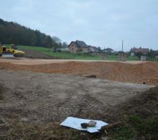 Remblai - Plateforme maison - vue Sud-Ouest