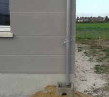 Installation regard gouttiere