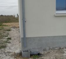 Installation regard gouttiere