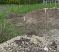 Emplacement du futur puisard