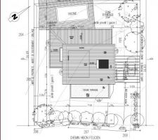 Plan de masse de la maison