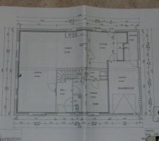 Plan aménagement du RDC