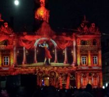 Hôtel de ville : fêtes des lumières à  Lyon