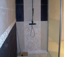 Douche italienne
Sol en galet plat