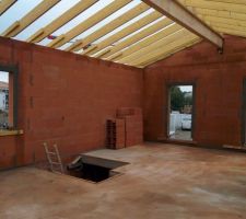 L'étage, vue des fenêtres en façades (chambres 2 et 3)