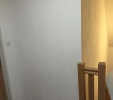 Longueur de la cloison jusqu'au montant de l'escalier 101cm
Longueur de la cloison total 105cm
Hauteur 241cm