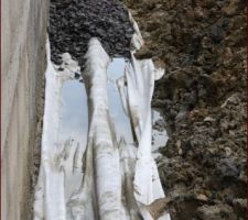 Drainage en cours de r&eacute;alisation