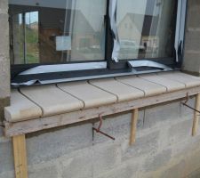 Appui de la fenêtre de la cuisine