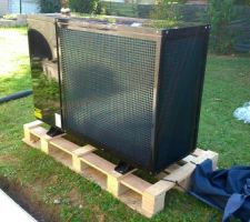 Réception de la PAC de 12Kw
sans résistance d'appoint, compresseur technologie scroll EVI