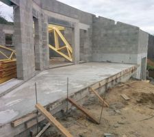 Terrasse sur hourdis et poutrelle