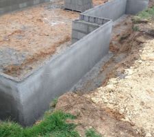 L'enduit est encore frais, il est tr&egrave;s bien fait.