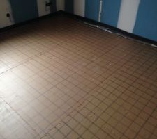 Pose de plancher chauffant