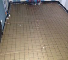 Pose de plancher chauffant