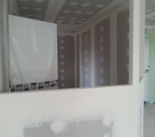 Bureau vue sur la future verrière