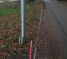 Bornage : cand&eacute;labre sur terrain