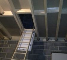 Plancher bois garage